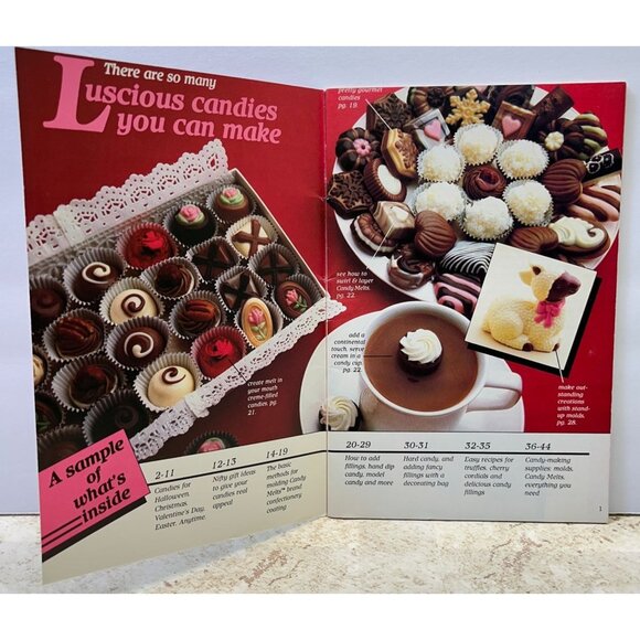 1983 Wilton Candy Making for Beginners Recipes and Instructions Booklet Vintage - Picture 2 of 6